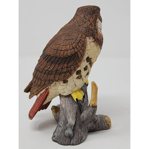 Vintage 1988 Lefton Bisque Nest Egg Collection Red Tail Hawk #06896 Taiwan ROC - Picture 3 of 10